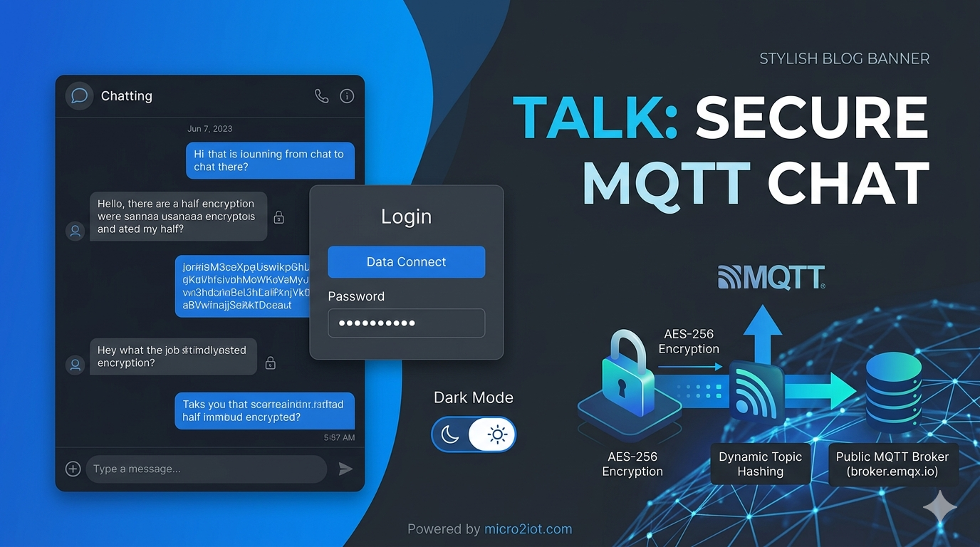 MQTT와 AES-256으로 만드는 나만의 보안 웹 채팅 프로그램: Talk
