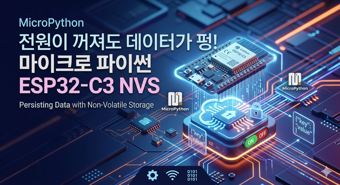 MicroPython ESP32-C3: 전원이 꺼져도 데이터를 유지하는 NVS 사용법