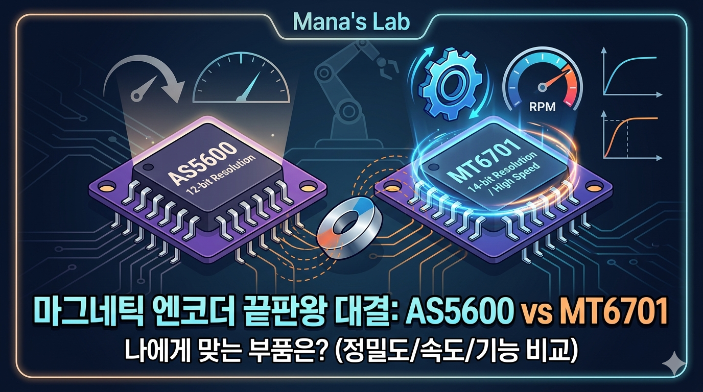 [엔코더 리뷰] 가성비 AS5600 탈출기? 이제는 MT6701을 써야 하는 이유