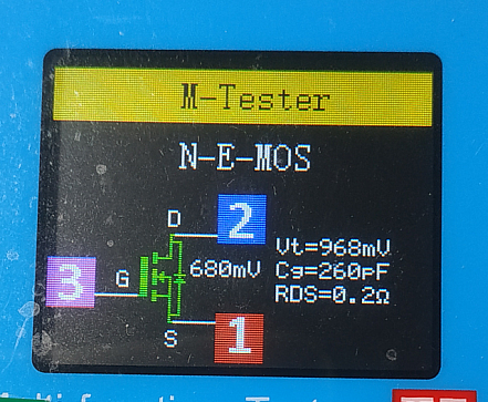 IRLZ44N, LR7843, SI2302, AO3400 부품 실제 측정값